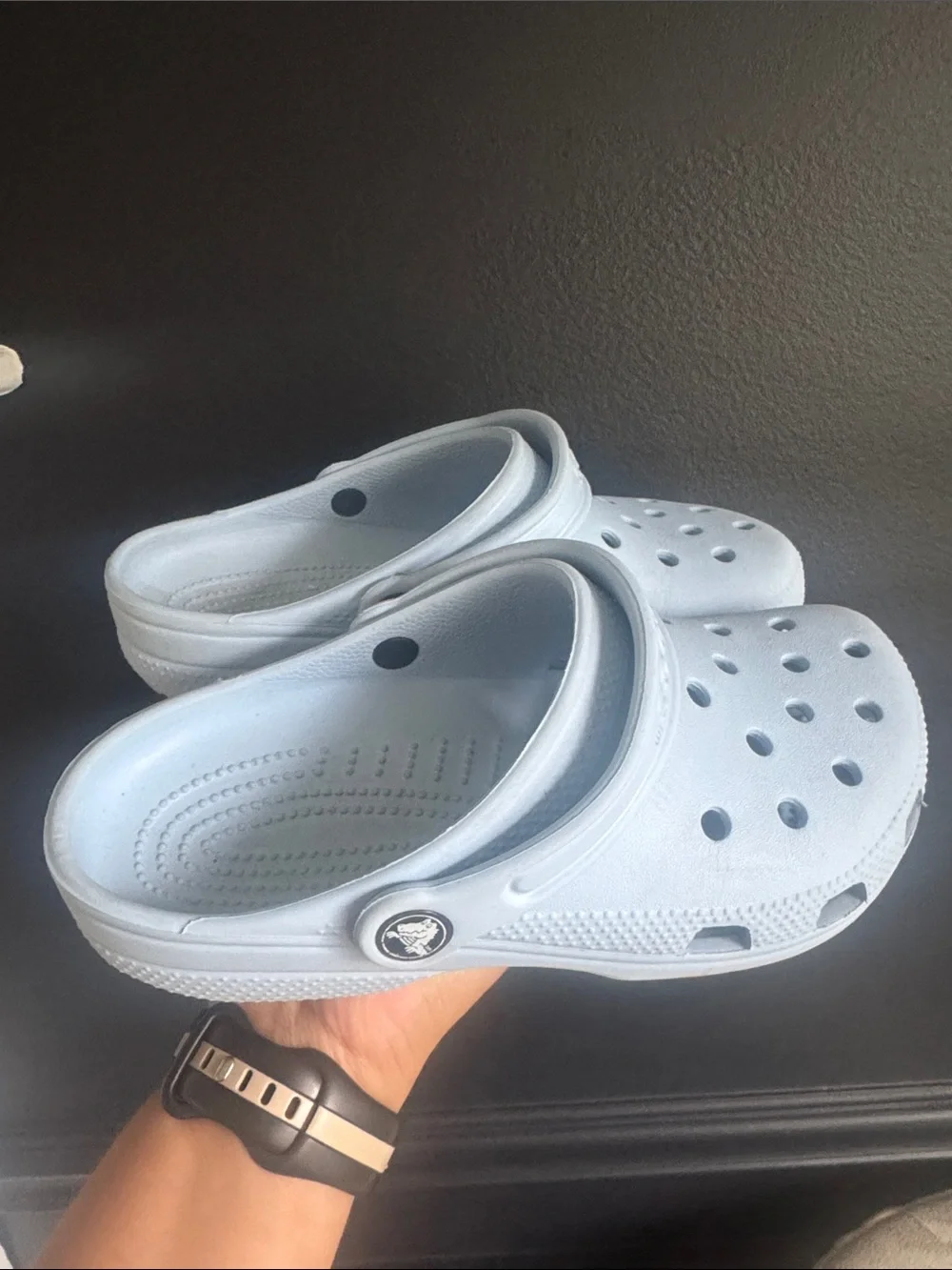 CROCS Kids Classic Clog in Pale Blue